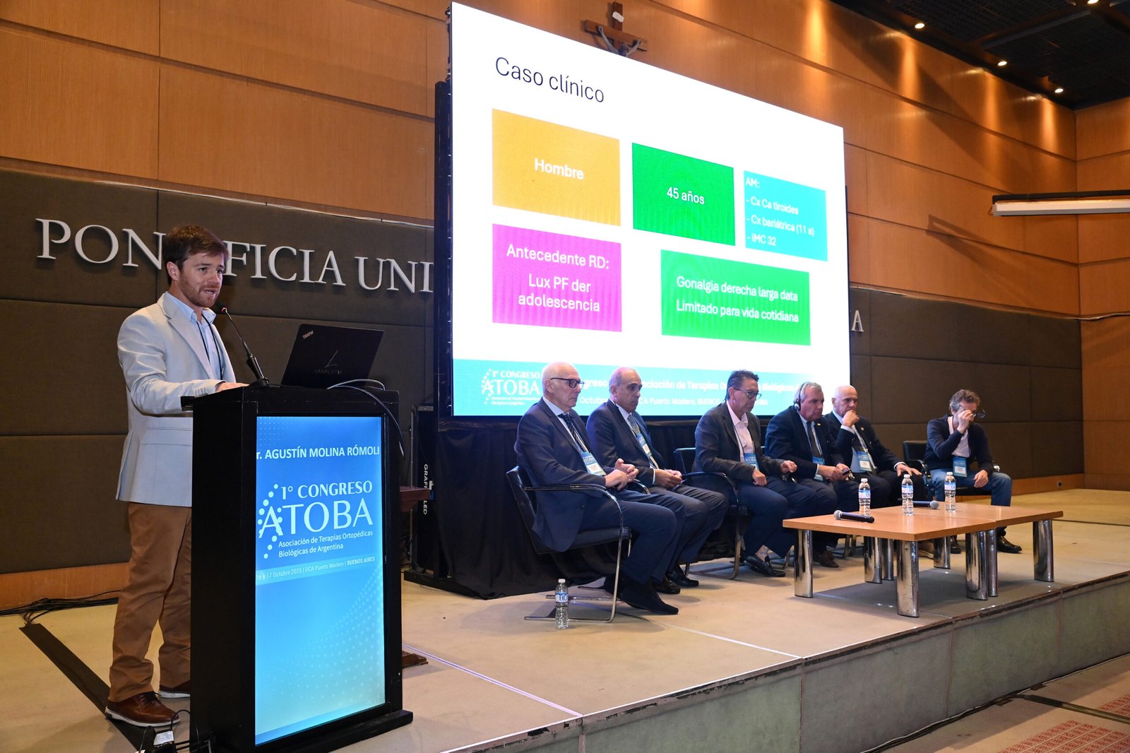 Exposición durante el Congreso de ATOBA